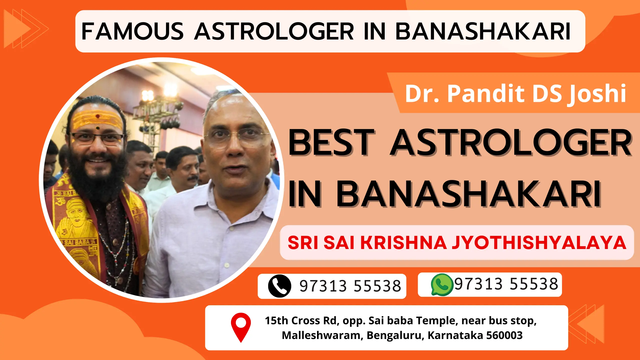 Dr. Pandit DS Joshi — Best Astrologer in Banashankari Bangalore