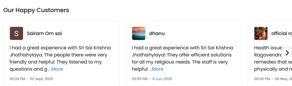 Reviews of famous astrologer in bangalore