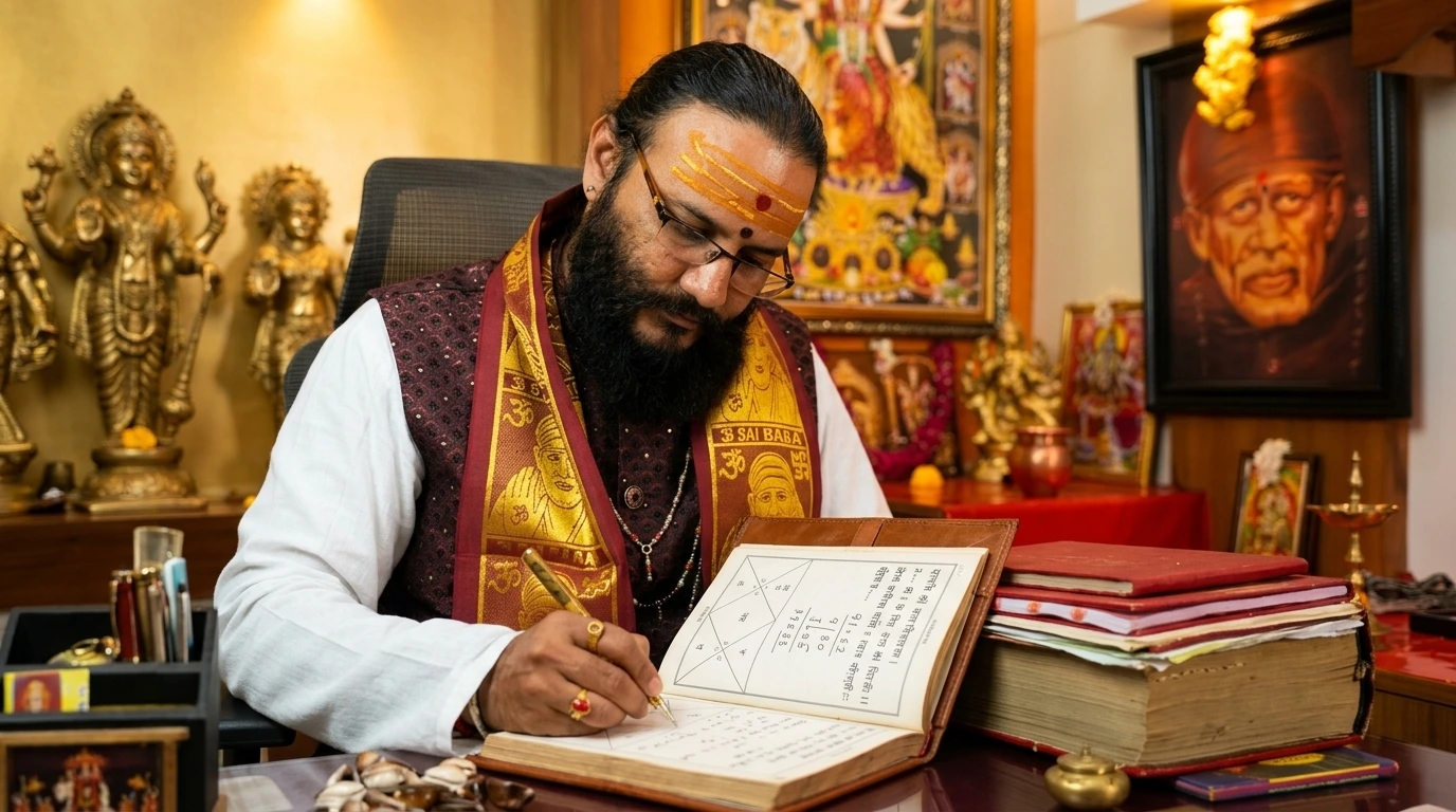 Renowned astrologer in Bangalore Pandit DS Joshi – Kundli reading at Malleshwaram